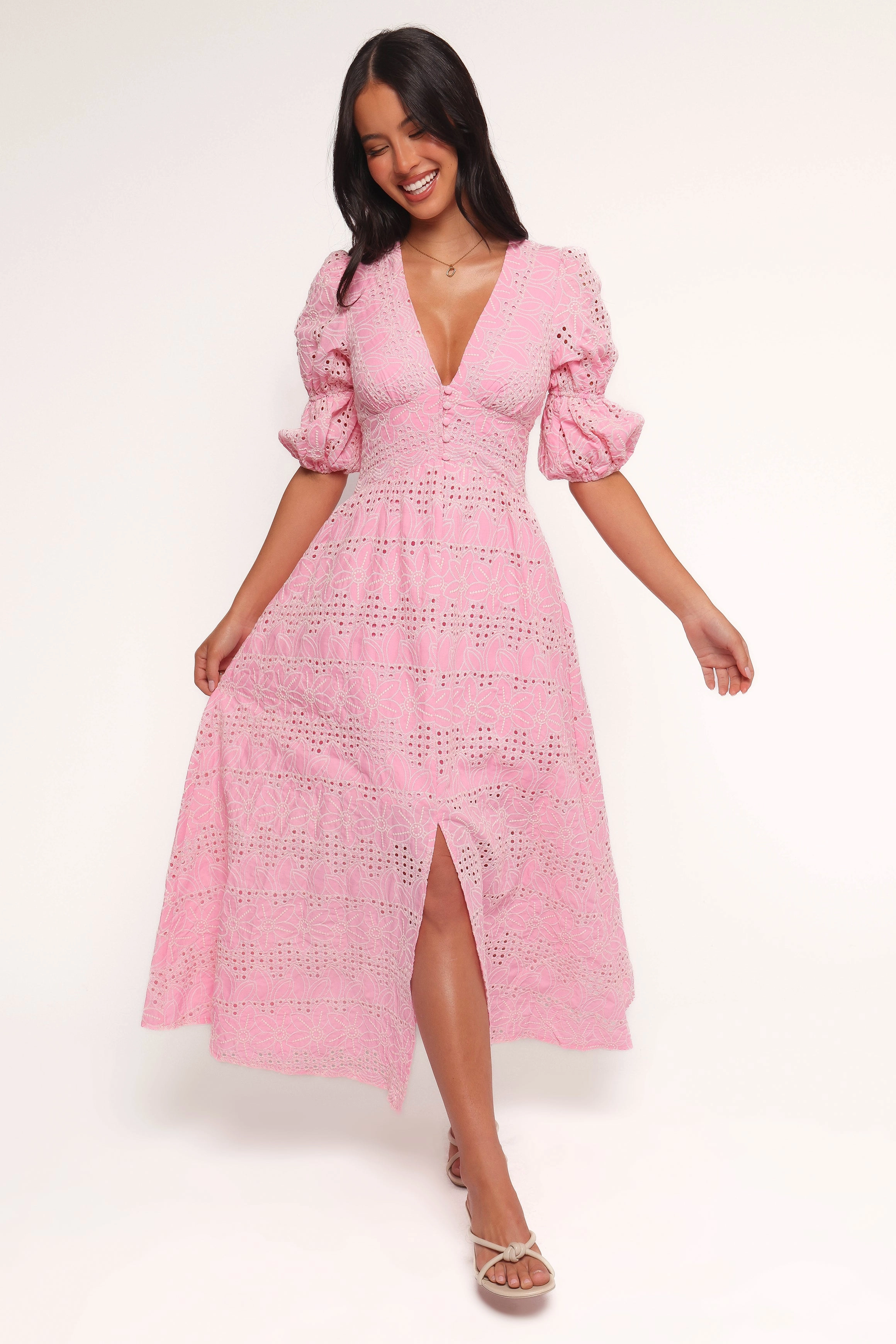 Tani Midi Dress - Pink Moment Soft Mood Comfort