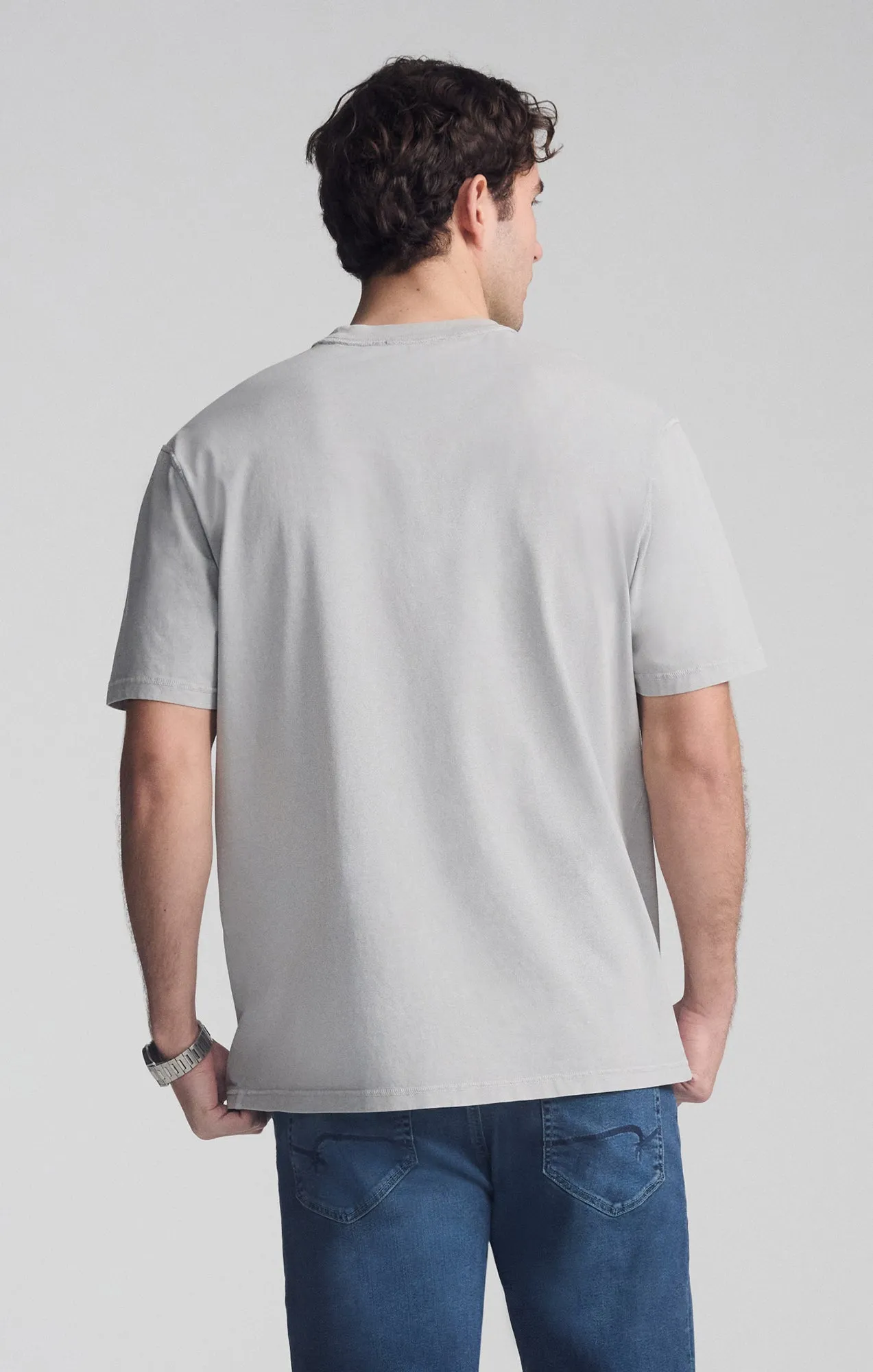 safe for skin Quick Fit POCKET T-SHIRT IN GRIFFIN