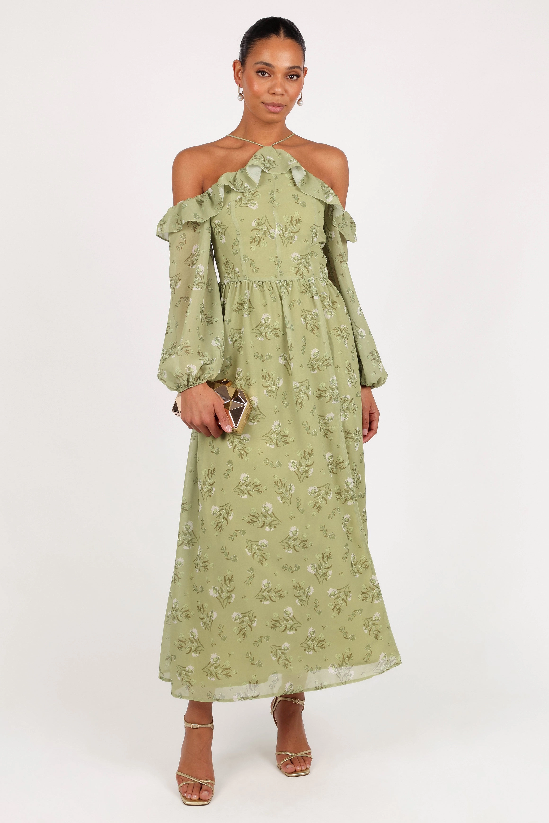 Active Moments Timeless-Classic Alina Maxi Dress - Sage Botanica