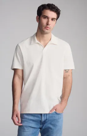 Relaxed Style Casual Design POLO SHIRT IN ANTIQUE WHITE