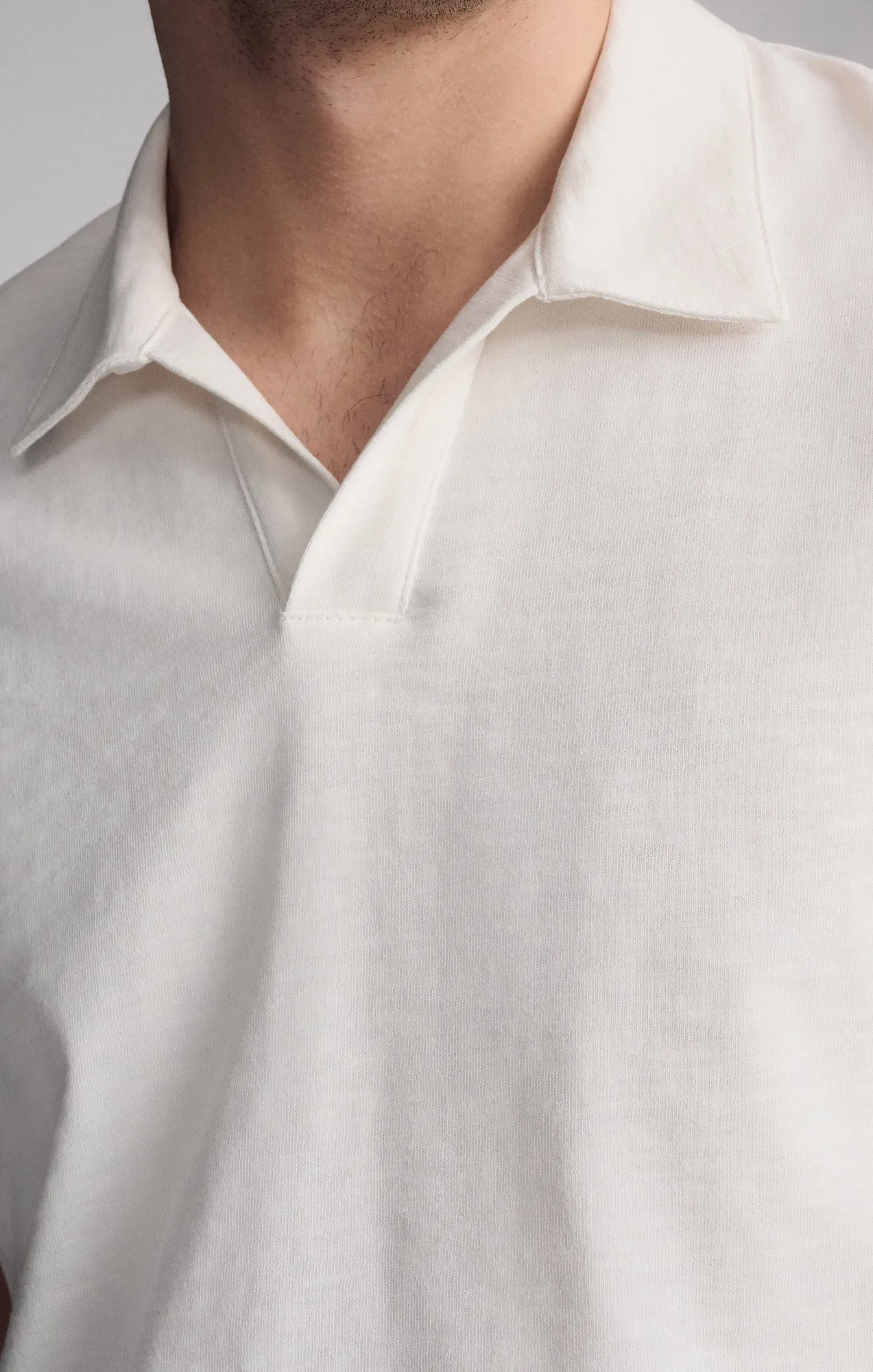 Weekend Outfit POLO SHIRT IN ANTIQUE WHITE