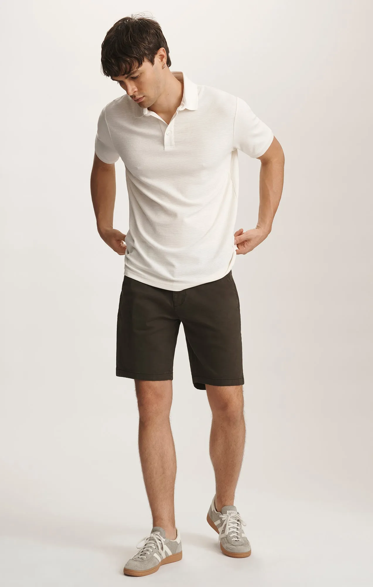 Travel Friendly POLO SHIRT IN ANTIQUE WHITE