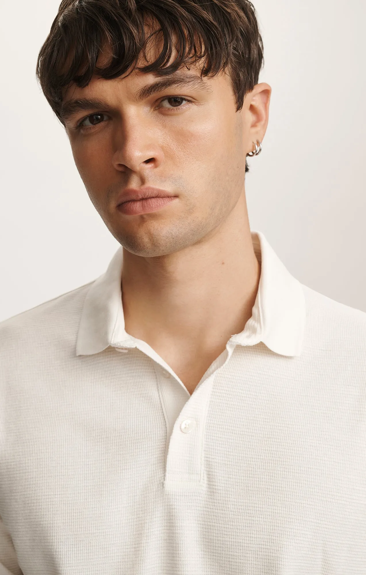 POLO SHIRT IN ANTIQUE WHITE Summer Outfit