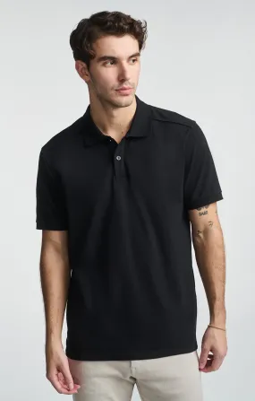POLO SHIRT IN BLACK All-Weather Ready Casual Friday