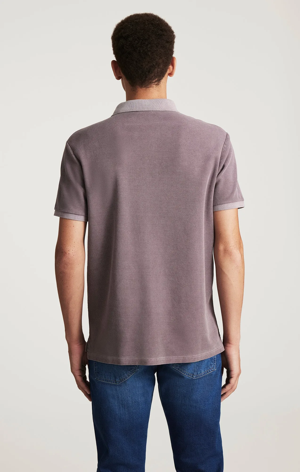 Soft and durable POLO T-SHIRT IN FLINT
