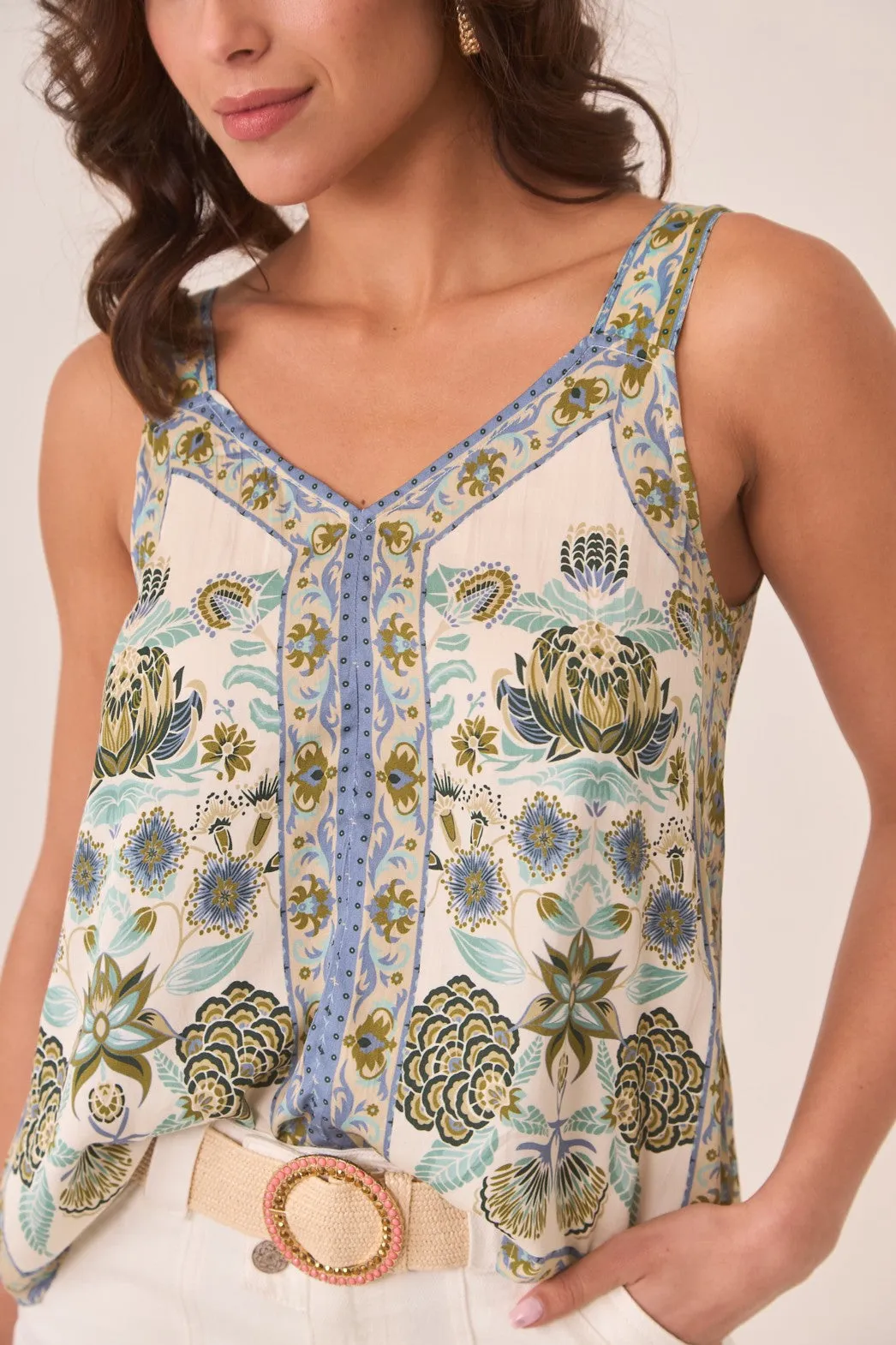 All Season Wear Unisex Positional Print Cami | Green Tough Wear