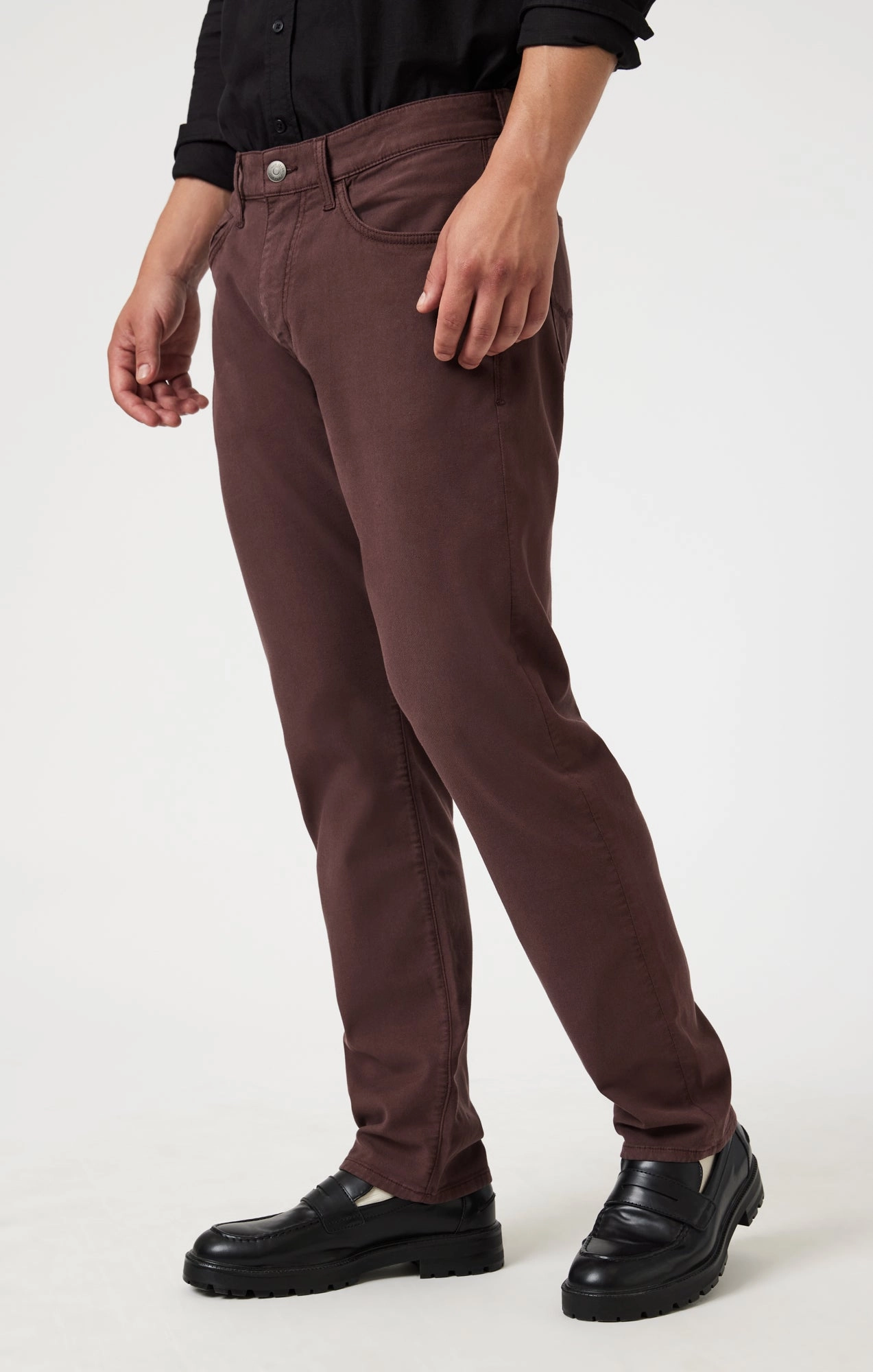 Day Hike MARCUS SLIM STRAIGHT LEG IN CURRANT LUXE TWILL