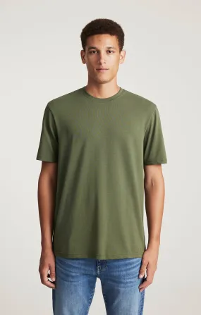 Modern Outfit Relaxed and Comfy CREW NECK T-SHIRT IN THYME