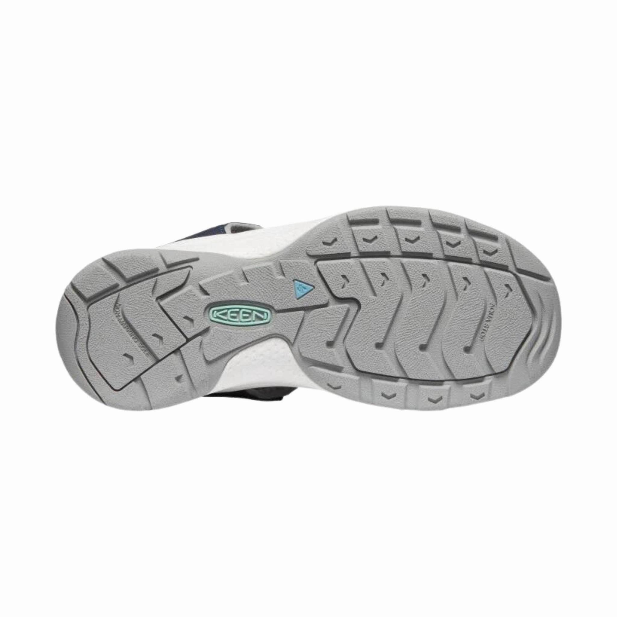 KEEN Women's Astoria West Sandal - Navy Comfort Path Moisture Wicking Lining
