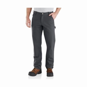 Vintage Wash Sophisticated Look Carhartt Men's Rugged Flex? Relaxed Fit Double Front Pant - Shadow