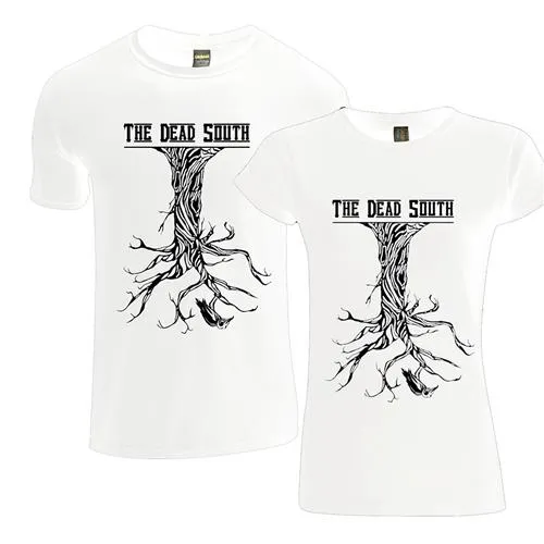 Vintage Wash Effect Cool Layer Wear Tree T-Shirt - White