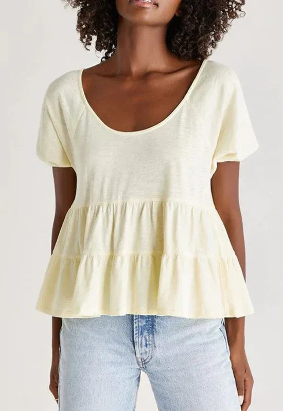 Printed style Covered Slub Tier Top | Shadow, Sunrise Athletic and Cool