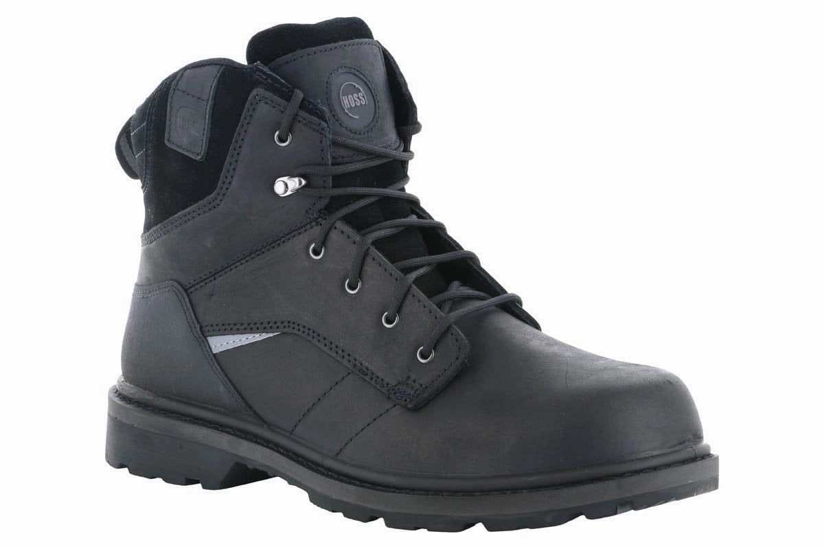 Hoss Carson 6" Composite Toe Boot Black Winter Trek