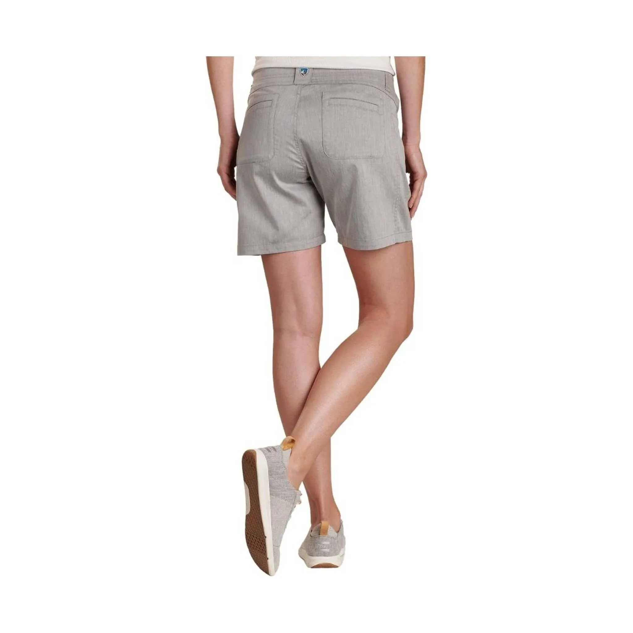 Stain Release Finish Flatlock Seam Technology Kuhl Women's Cabo Short - Ash