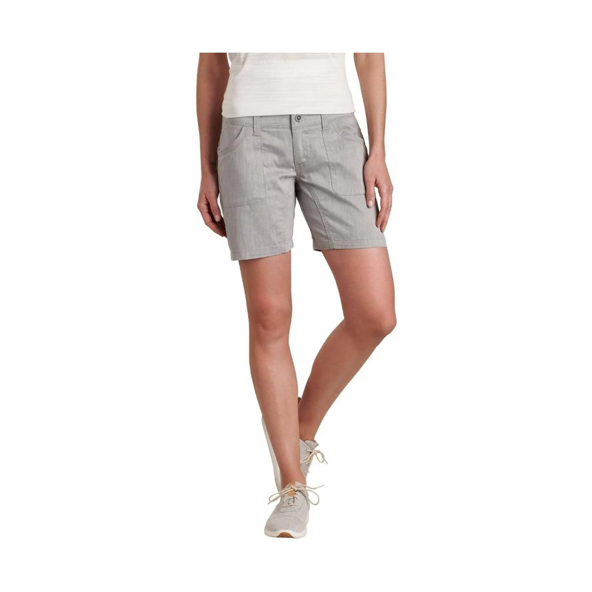 Double Layered Reinforcement Kuhl Women's Cabo Short - Ash