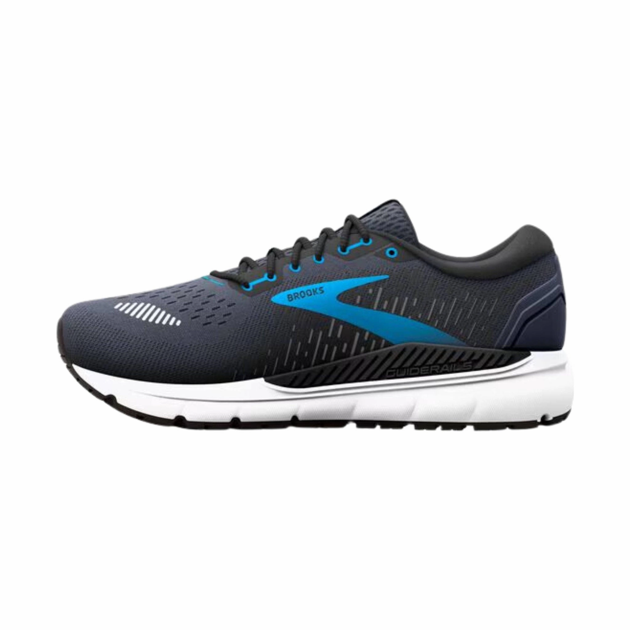 Brooks Men's Addiction GTS 15 Running Shoes - India Ink/Black/Blue Stylish Stripes Perfect Fit