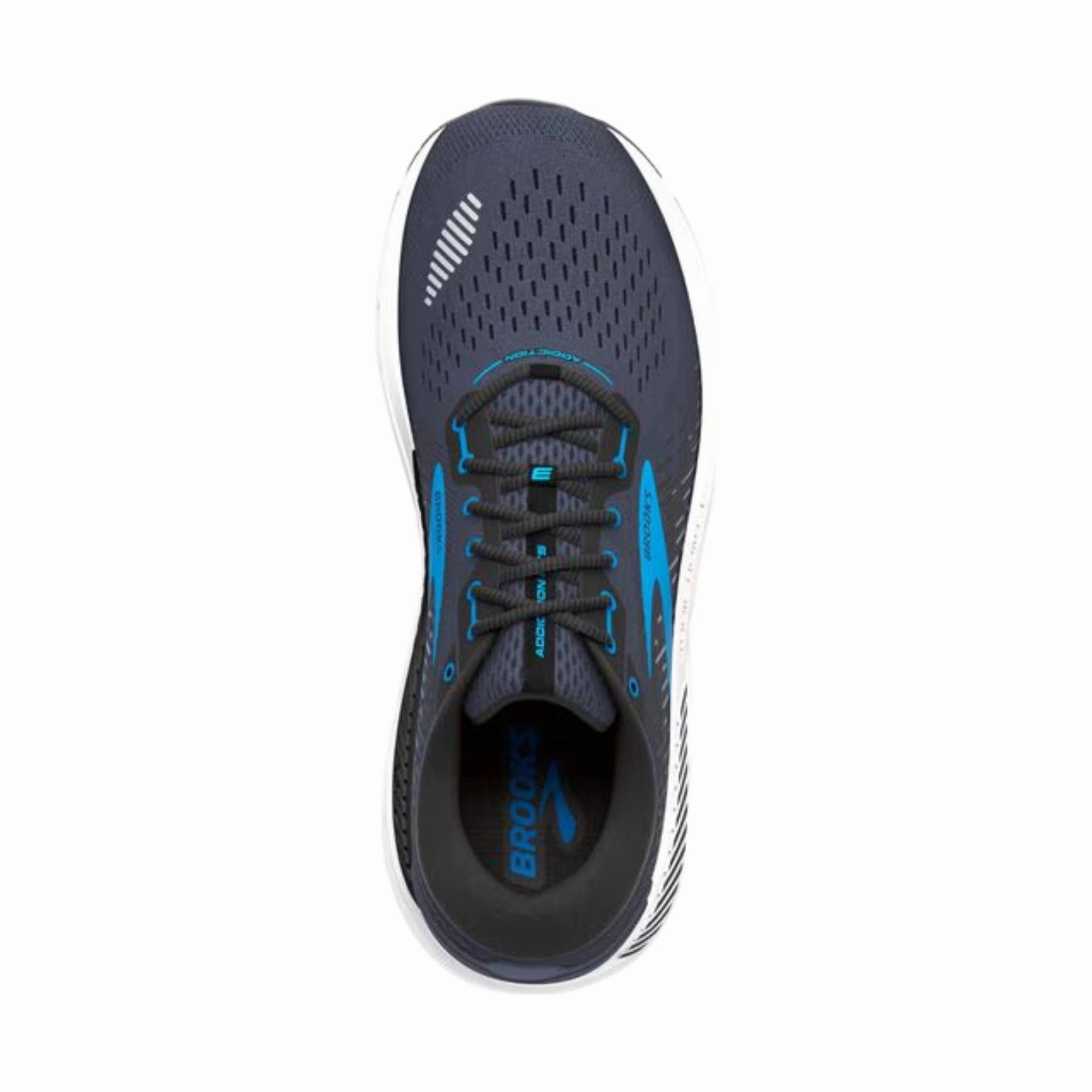 Vibrant fit Biodegradable Components Brooks Men's Addiction GTS 15 Running Shoes - India Ink/Black/Blue