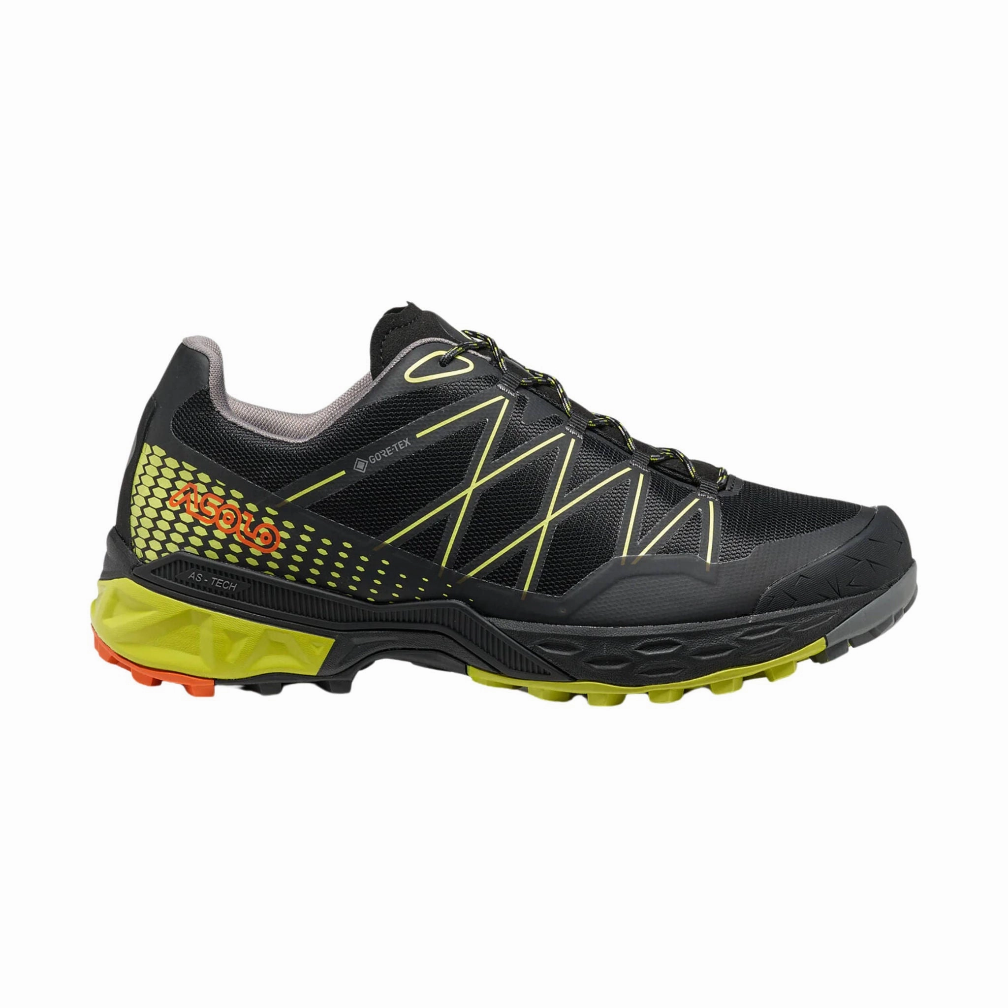 Plush Touch Asolo Men's Tahoe GTX Hiking Shoes - Black/Safety Yellow