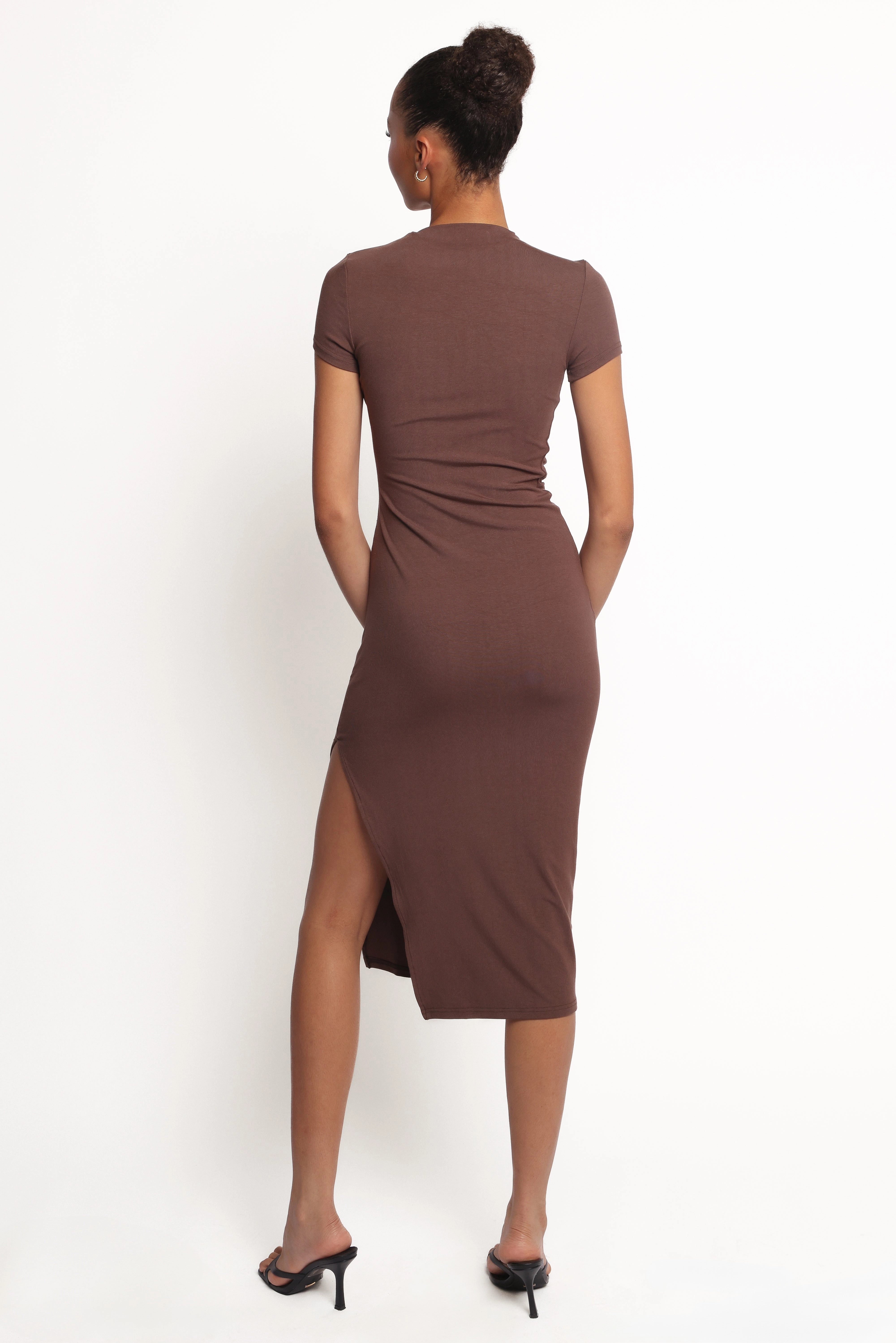 Contemporary Fit Lioren Midi Dress - Brown