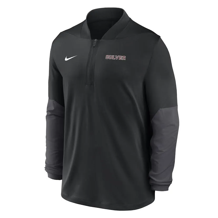 Nike Mid-Weight Half Zip - Black Geometric Print