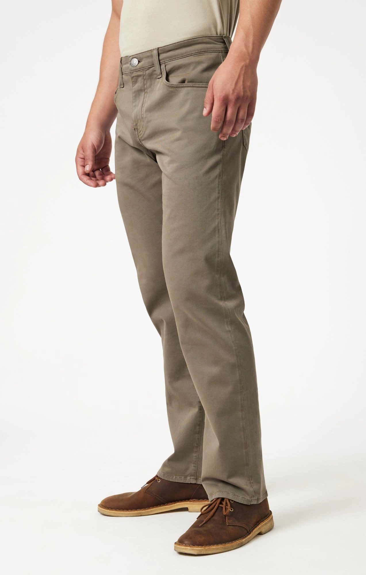 Versatile Design MATT RELAXED STRAIGHT LEG IN OLIVE CASUAL TWILL