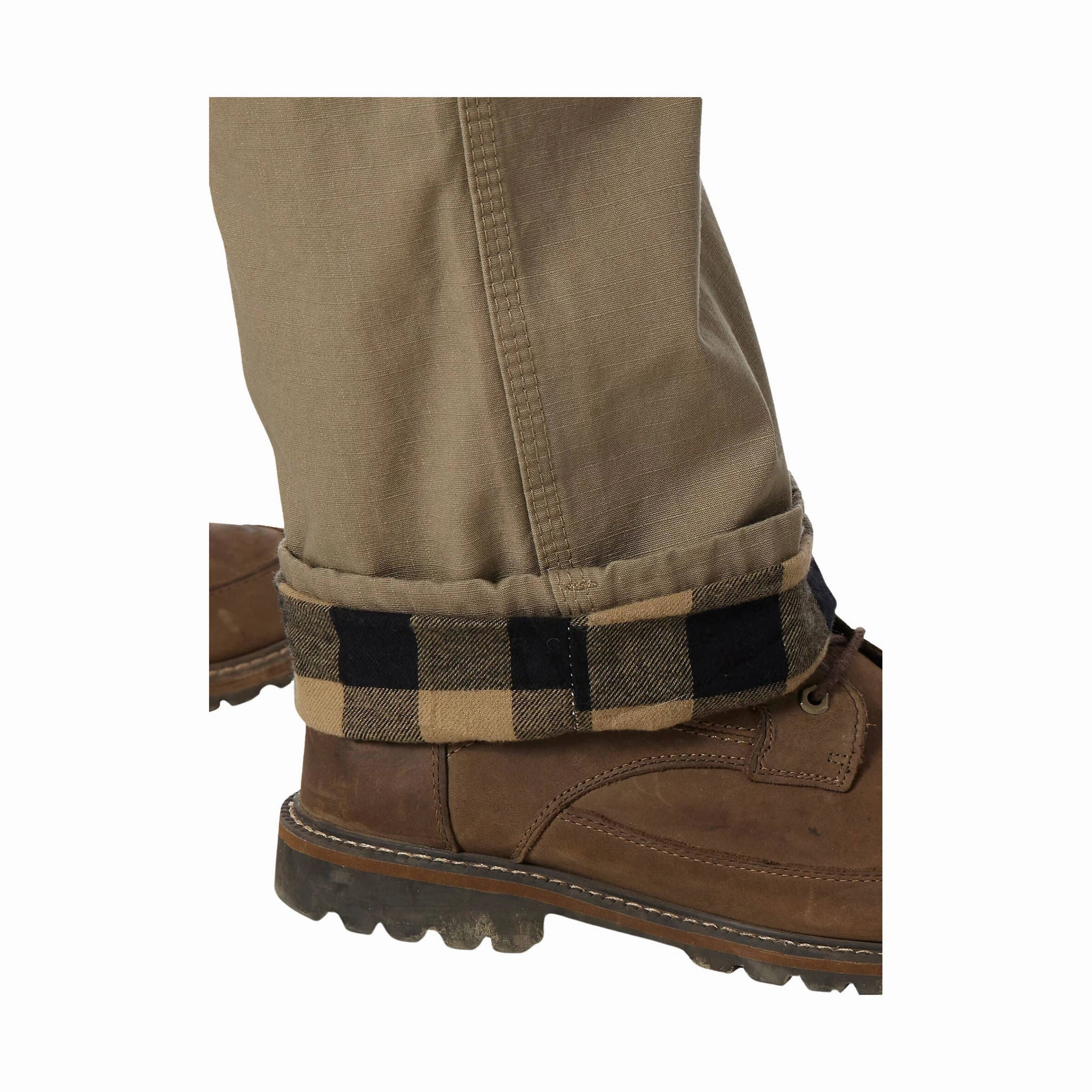 Compression Fit Street Utility Wrangler Men's Riggs Workwear Lined Ripstop Ranger Pant - Bark