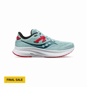 Saucony Women's Guide 16 Shoes - Mineral/Rose Blown Rubber Outsole