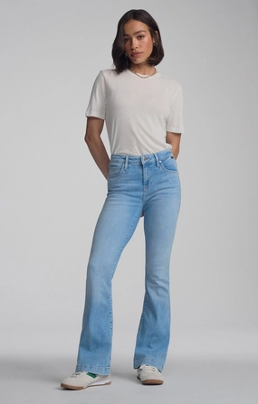 SYDNEY FLARE IN LIGHT BLUE FEATHER BLUE Year Round Piece Stay Stylish