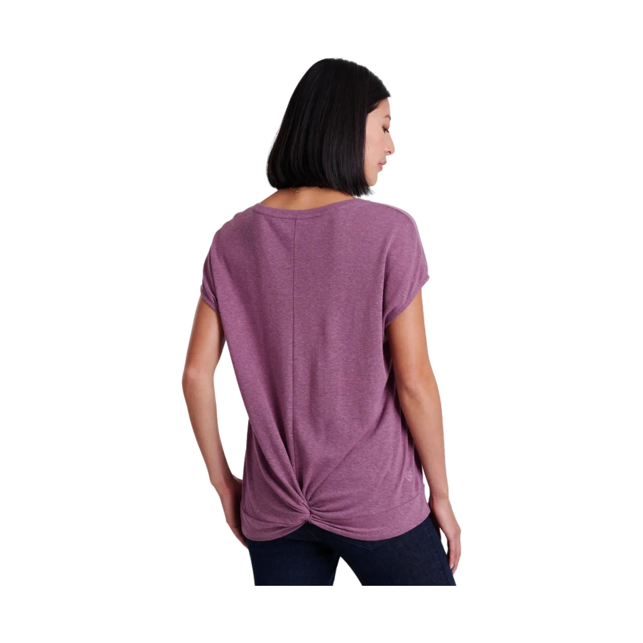 stain resistant coating Kuhl Women's Brisa Twist Short Sleeve - Mauve