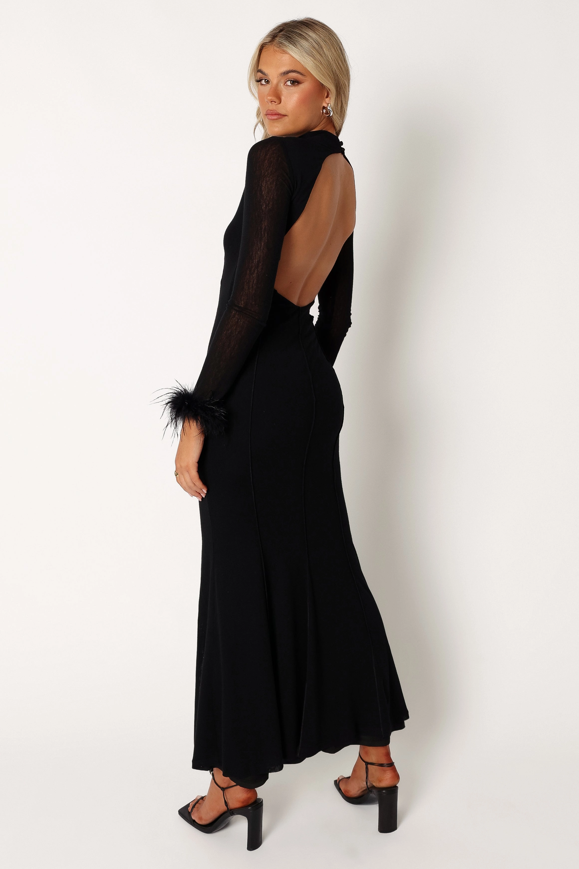Ramoni Maxi Dress - Black Elegant Layers Quiet Luxury