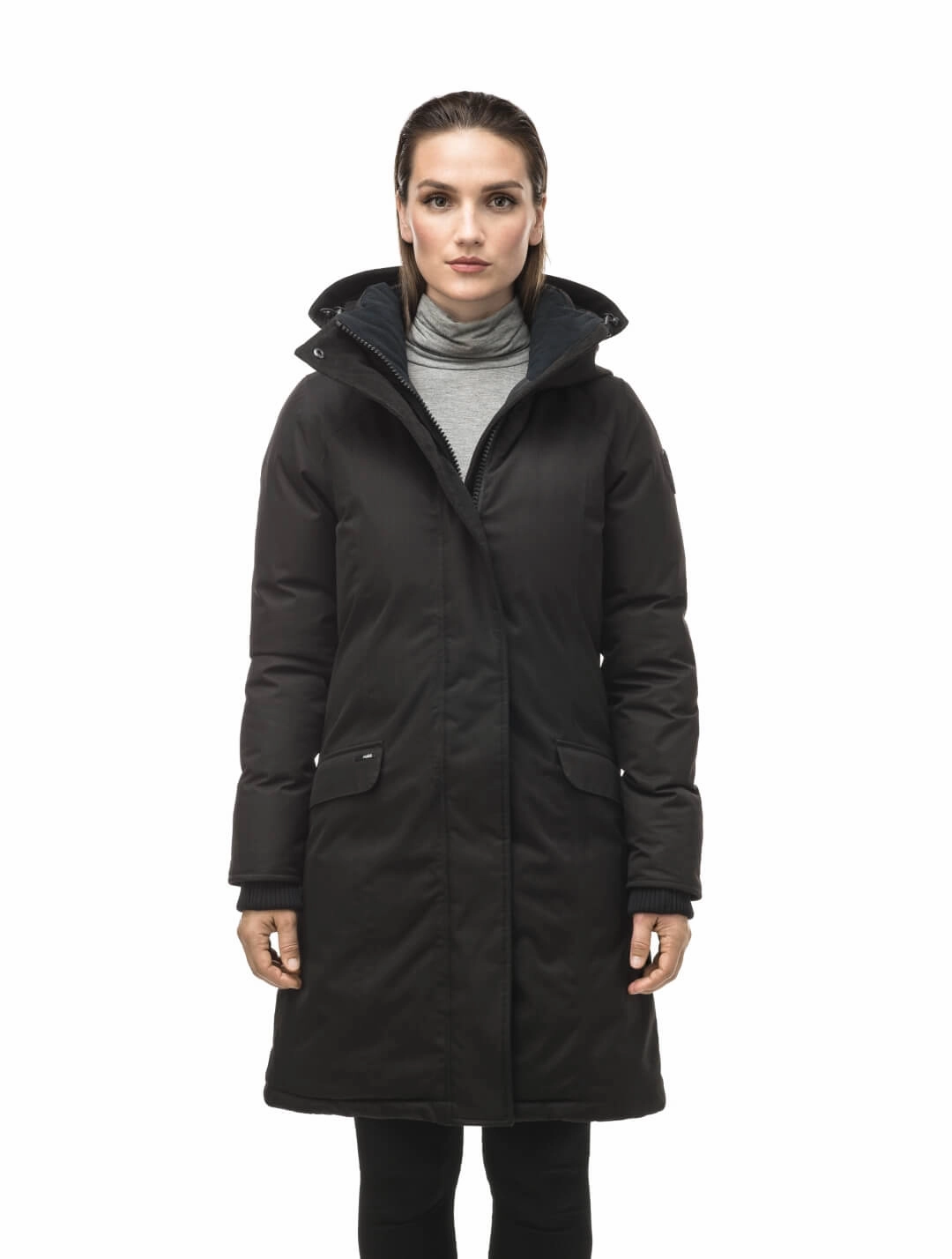 Teflon Coated Zipper Closure Mechanism Rebecca Furless Women's Parka