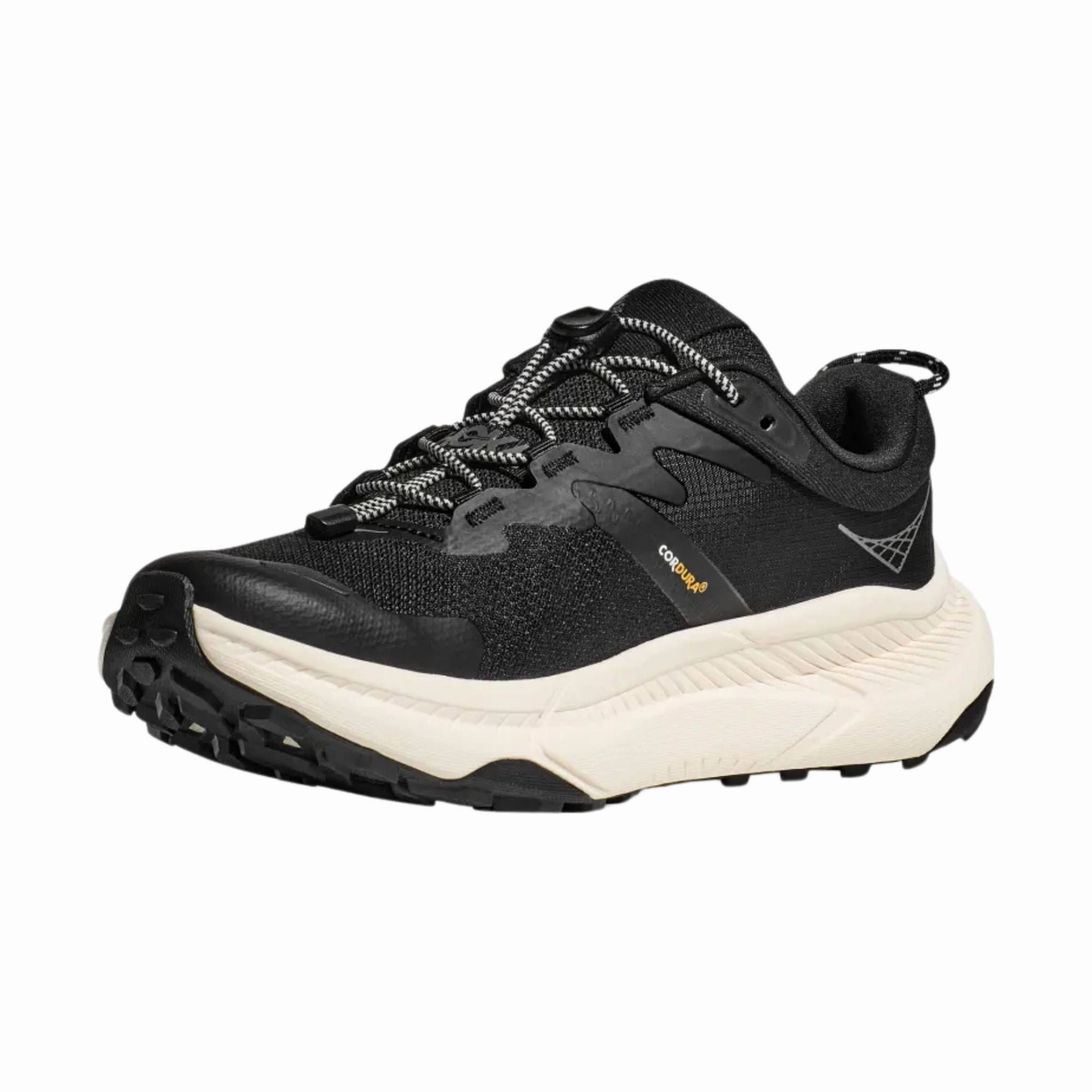 HOKA Women's Transport Shoes - Black/ Alabaster Comfort Runner
