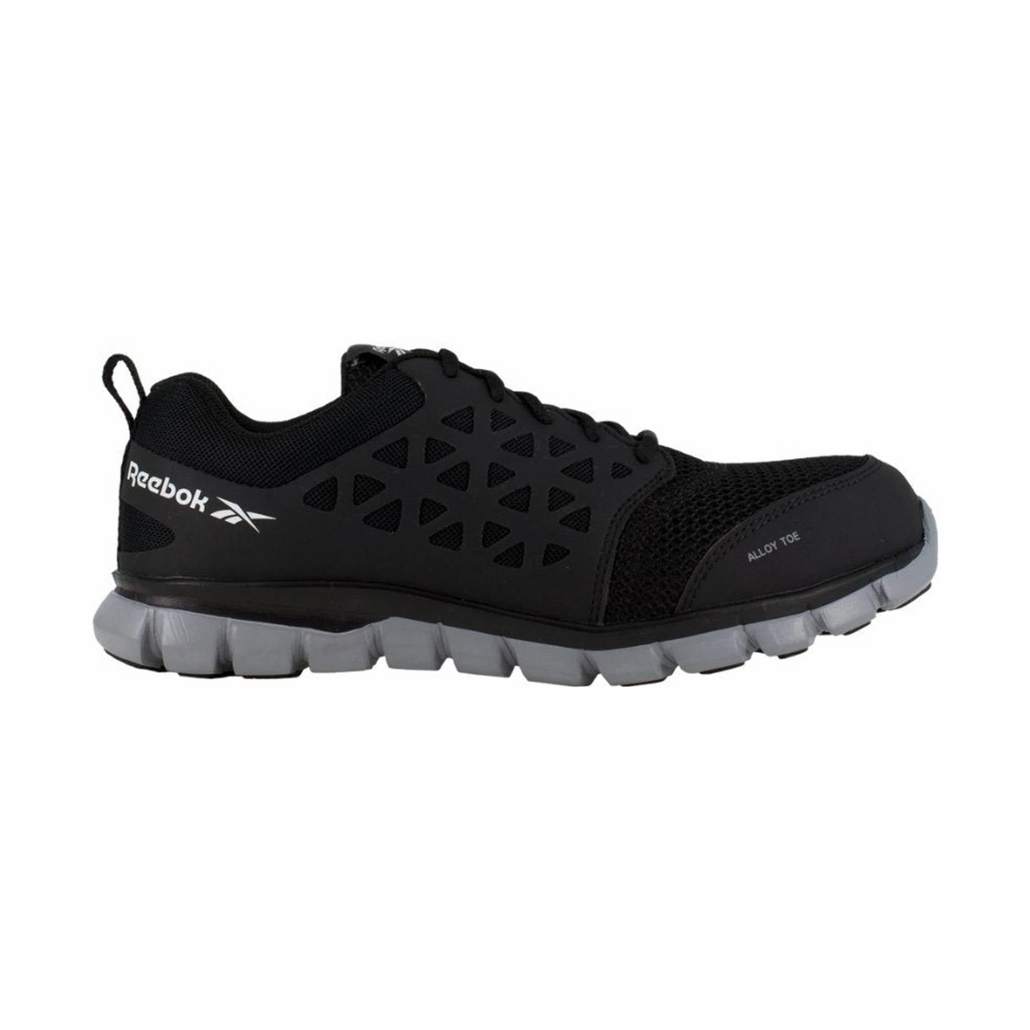 Steady Pace Cool Running Reebok Work Men's Sublite Cushion Alloy Toe EH Work Shoe - Black