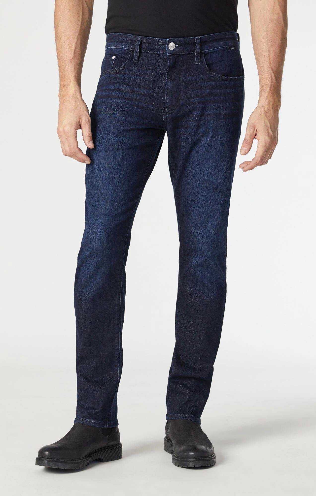 JAKE SLIM LEG IN MIDNIGHT SKY FEATHER BLUE Essential Comfort Clean Cut