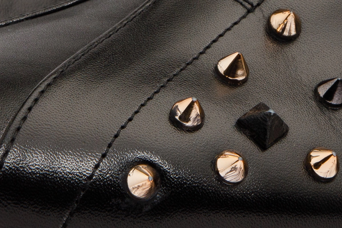 The Infanta High-Top Black Spike Leather Men Sneaker Limited Edition Sport Enthusiast