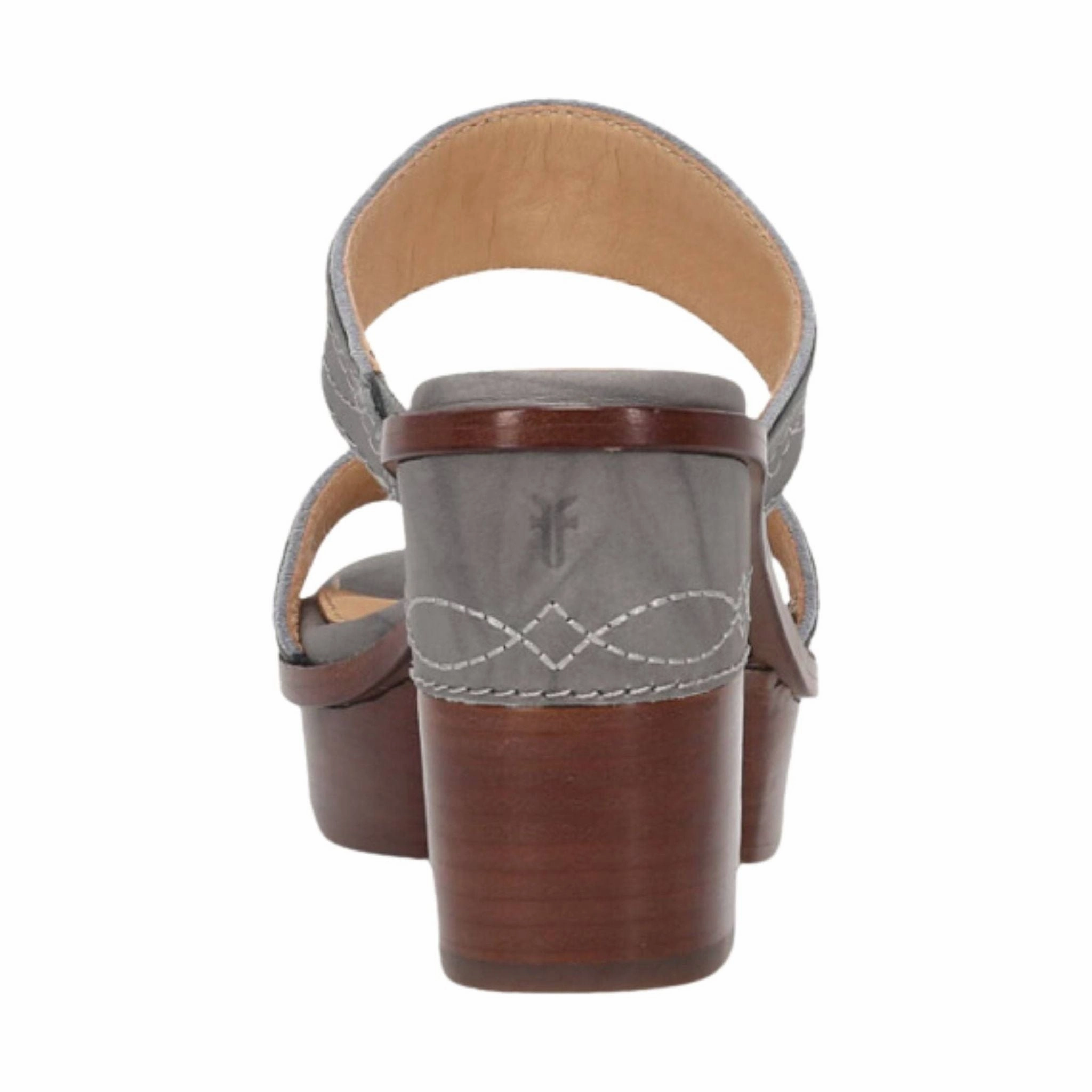 UV Resistant Webbing Fashionable Travel Shoes Frye Women's Pipa Woodstock 2 Band Platform Sandal - Grey Sky