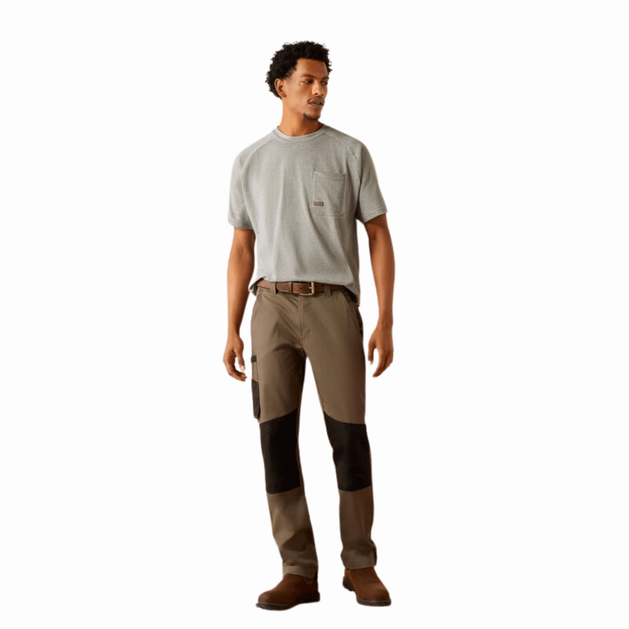 Wrinklefree Ariat Men's M5 Straight DuraStretch Cargo Pant - Fox Hunter