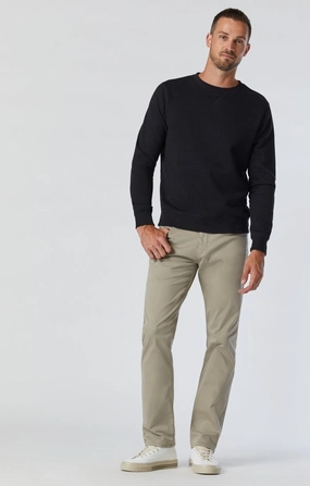 ZACH STRAIGHT LEG IN BEIGE TWILL Sophisticated Look