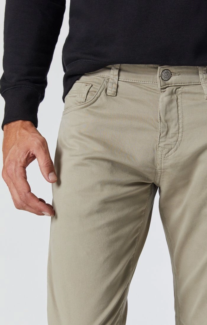 Durable Waistband ZACH STRAIGHT LEG IN BEIGE TWILL