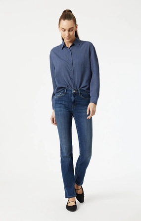 All Time Basic Youth Style Weekend Style Rainy Day KENDRA STRAIGHT LEG IN INDIGO SUPERSOFT