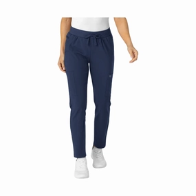 Wink Women's Flex n Reach Track Scrub Pant - Navy OdorResistant