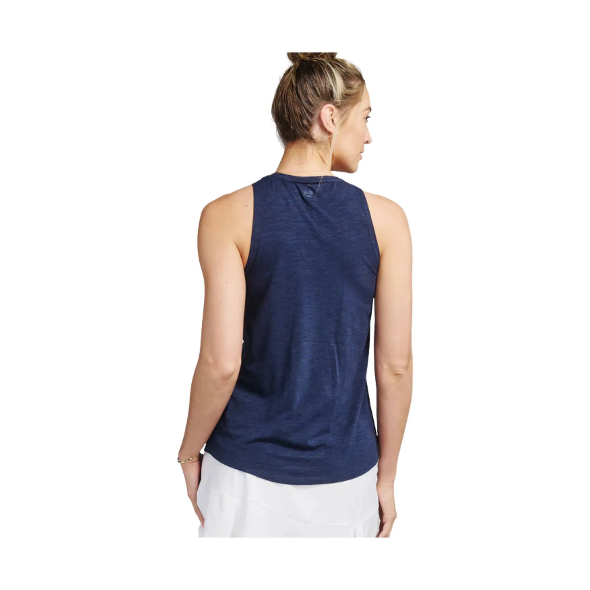 Tasc Women's Nola Tank 2.0 - Classic Navy SmoothZipper Bonded Seam Innovation