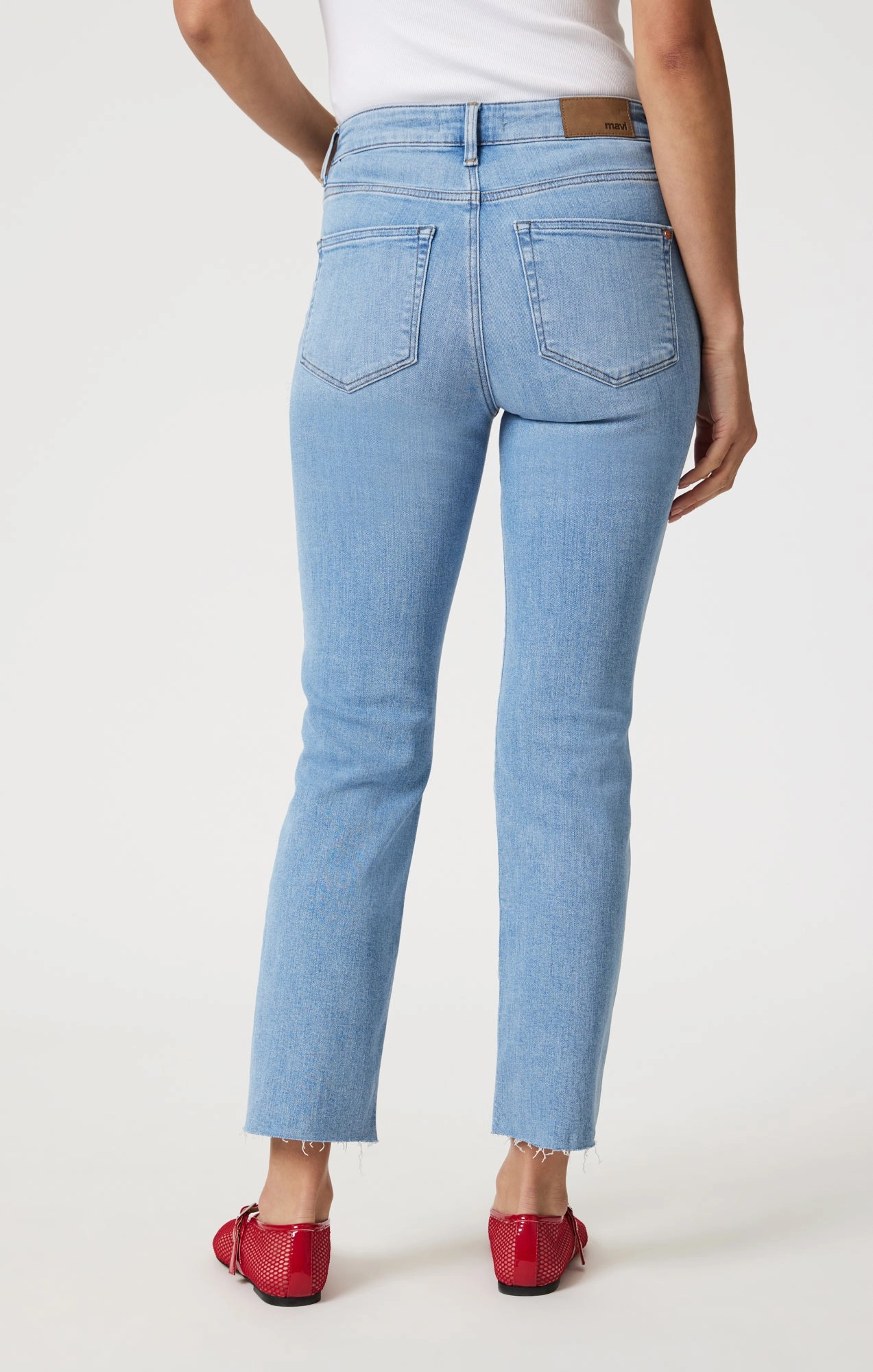 Comfy Classic High Quality Festival Outfit Urban Explorer VIOLA STRAIGHT LEG IN LIGHT BRUSHED FLEX BLUE