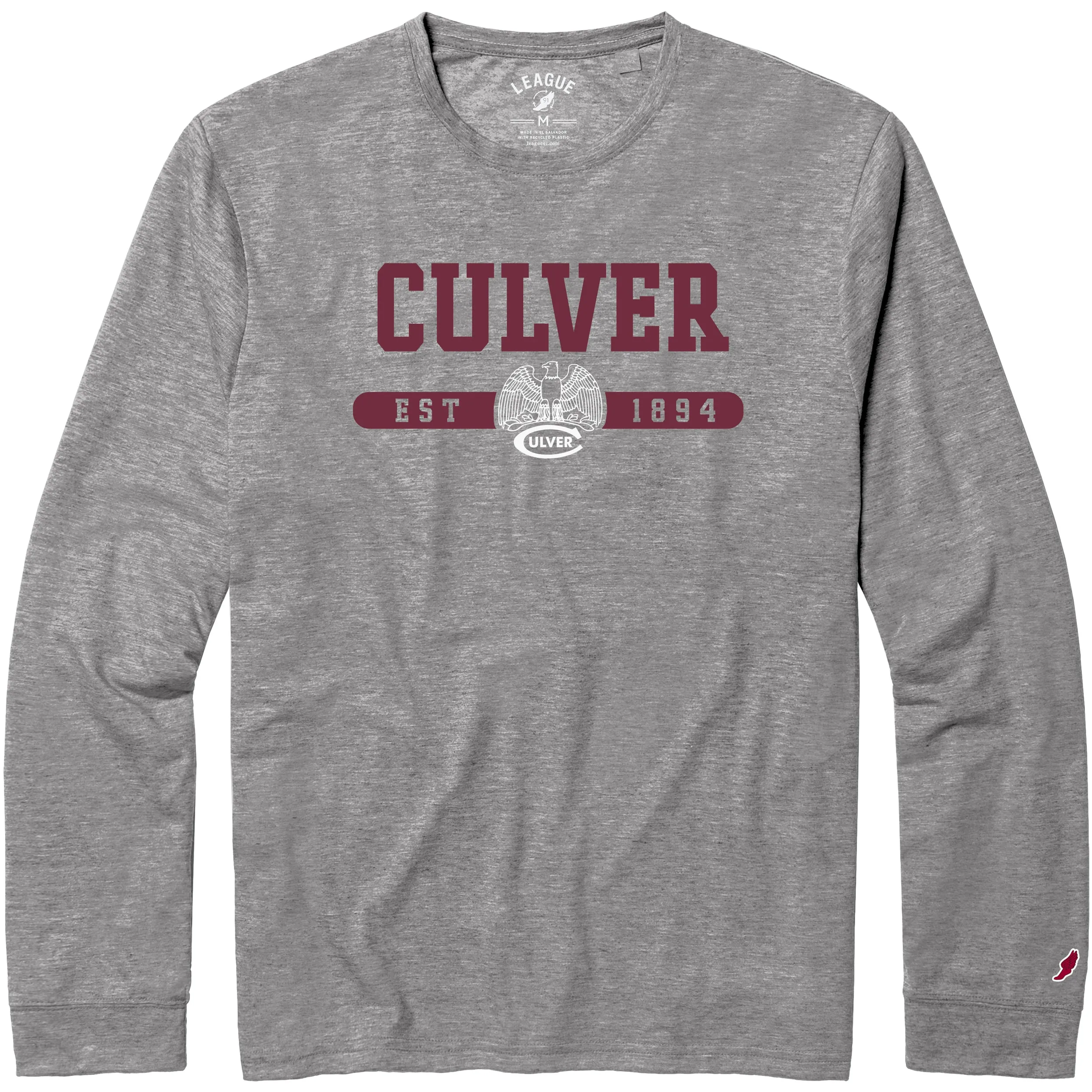 Eagle - C Reclaim Long Sleeve Tee - Graphite Midweight Knit Fresh Style