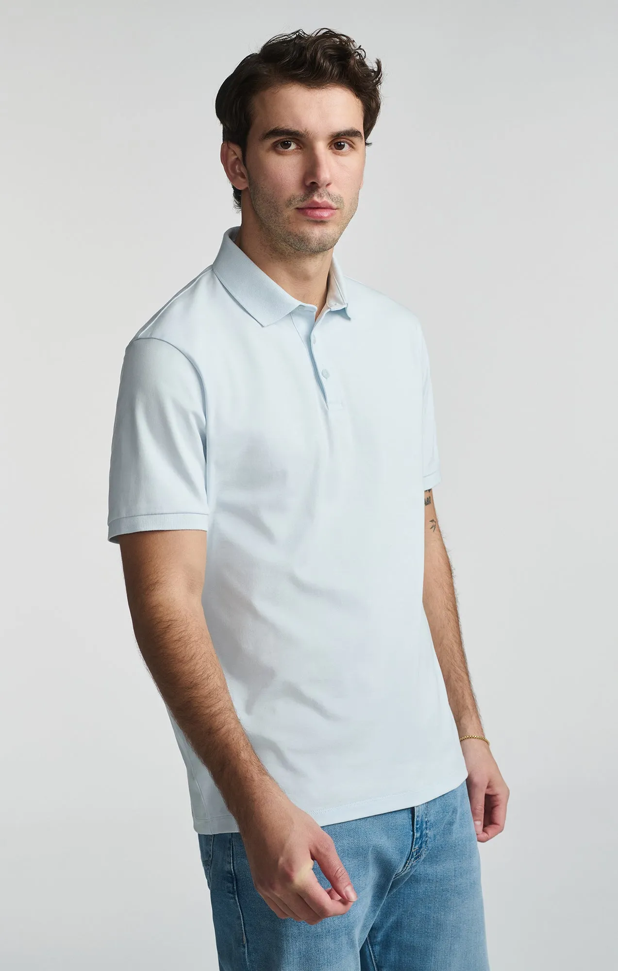 ATHLETIC POLO SHIRT IN ILLUSION BLUE Seasonal Collection