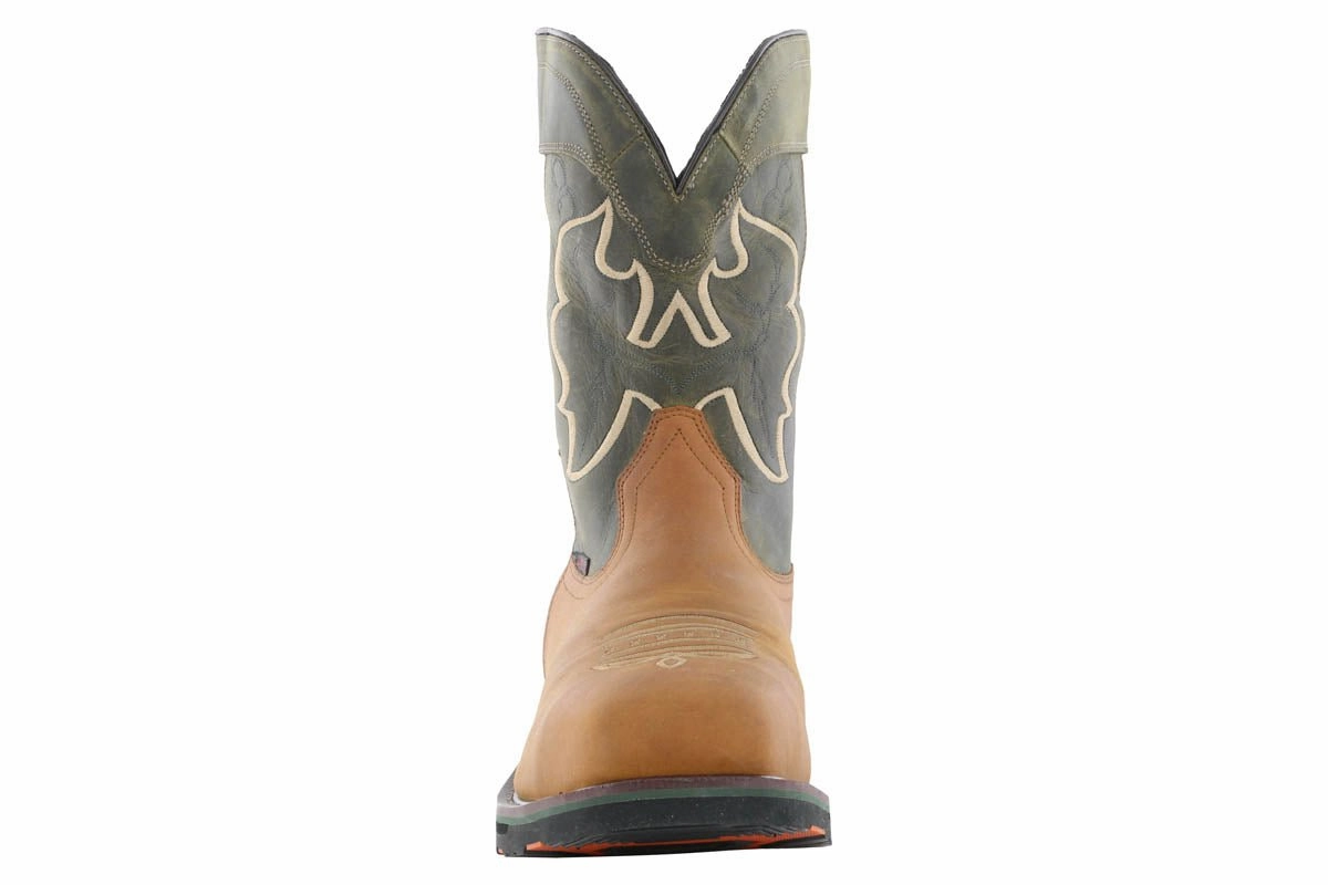 Hoss Showdown Composite Toe Western Boot Olive Quick Drying Adventure Journey