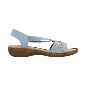 Fashion Flex Rieker Women's Regina Sandal - Aqua
