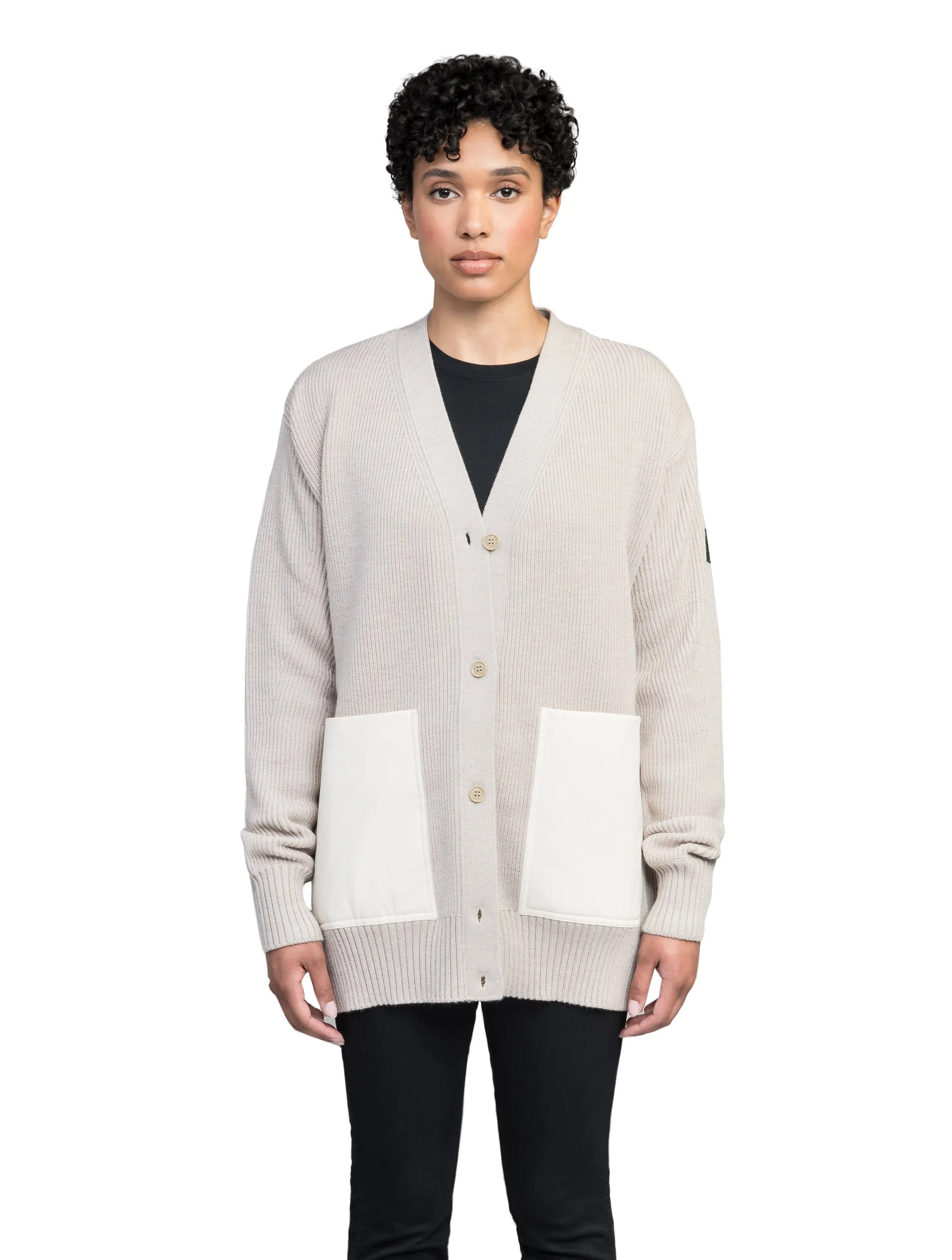 Easy Fit Riga Women's Tailored Button Front Cardigan