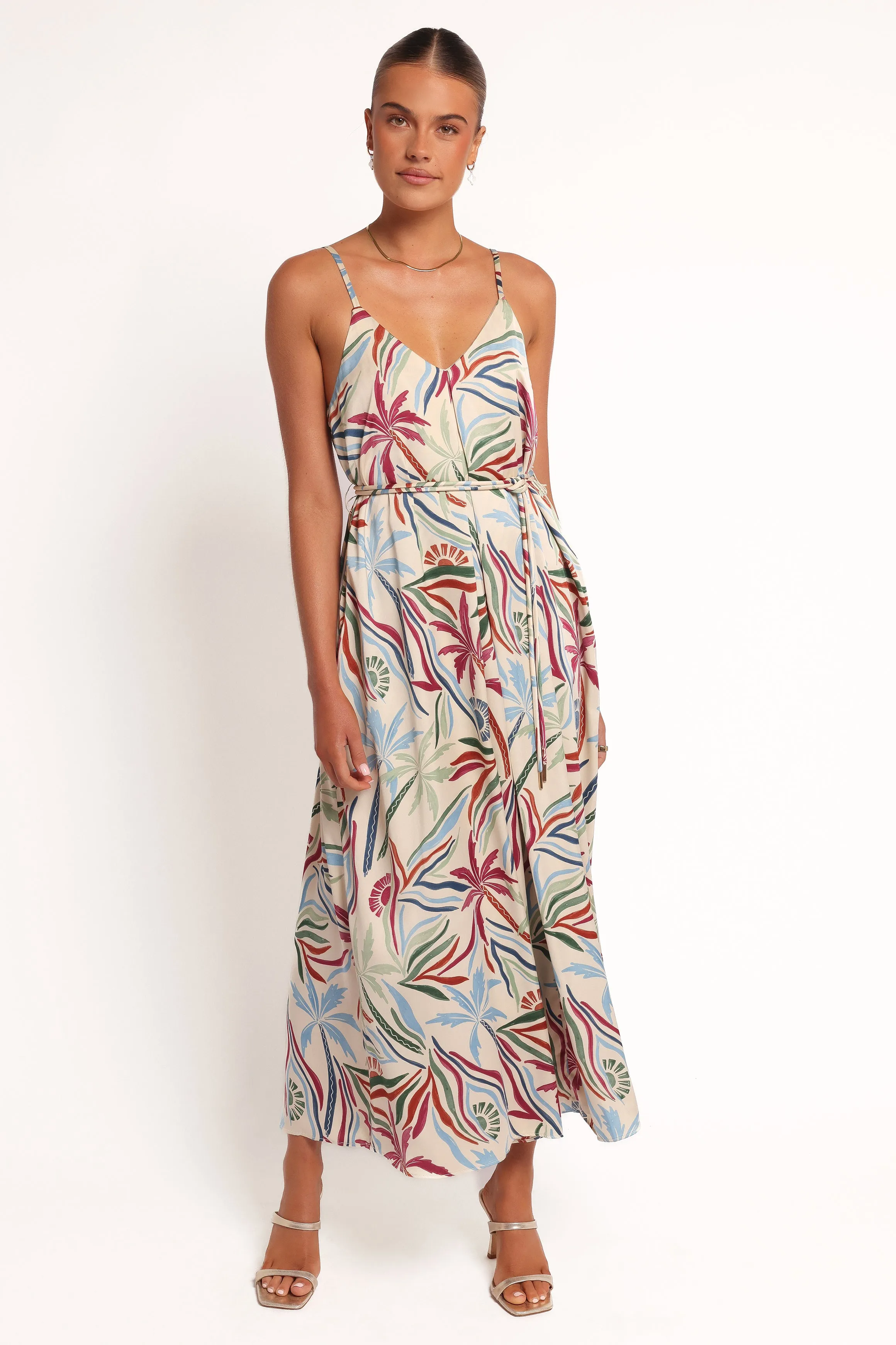 Underwire-Support Trendy Everyday Riva Maxi Dress - Tahitian Tide