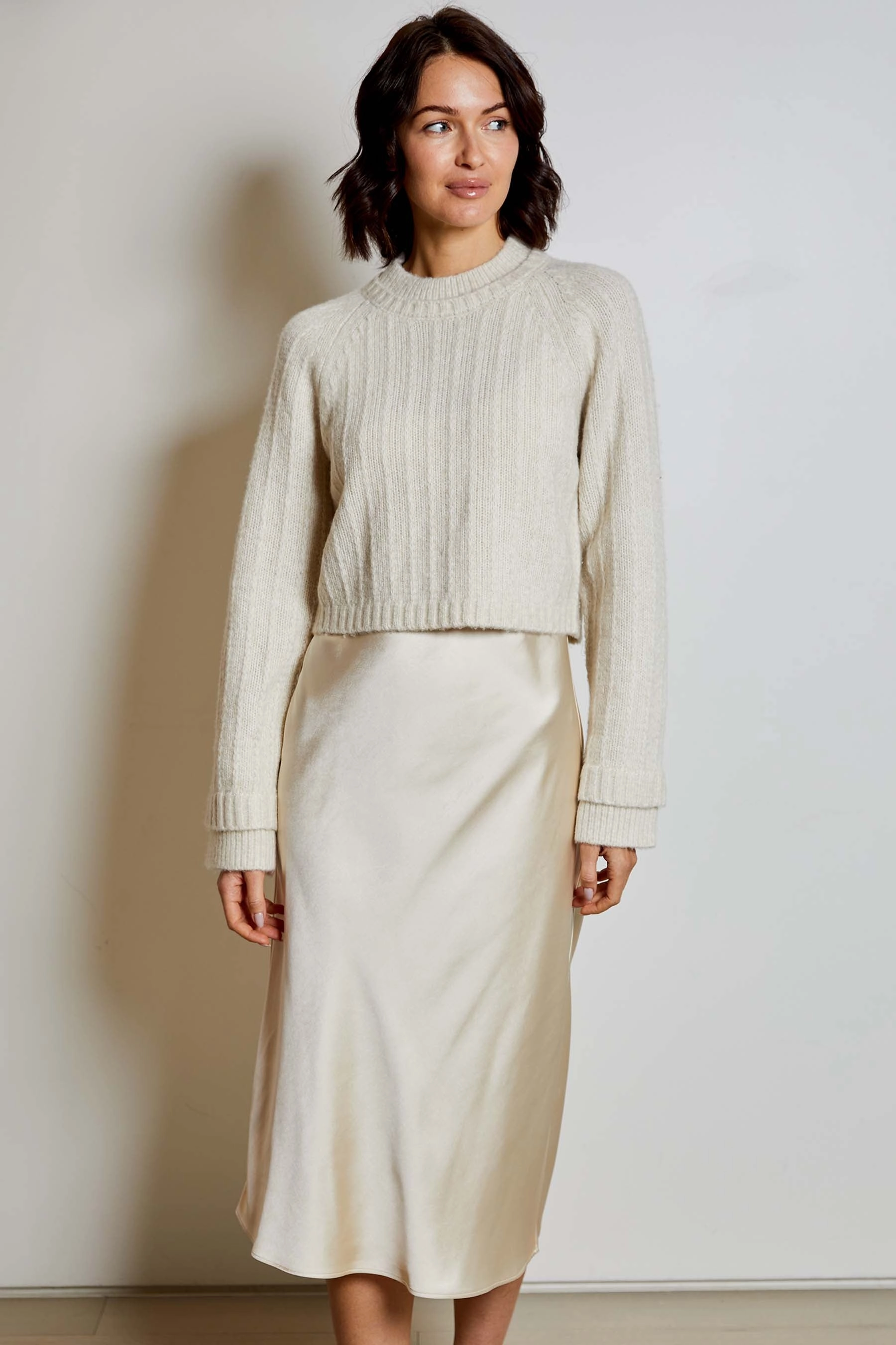 Roz Sweater/Dress Combo Feminine Movement Skirt Flare